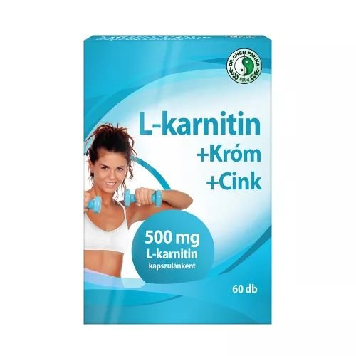 Dr.chen L-karnitín 500, chróm a zinok 60 kapsúl - 43627