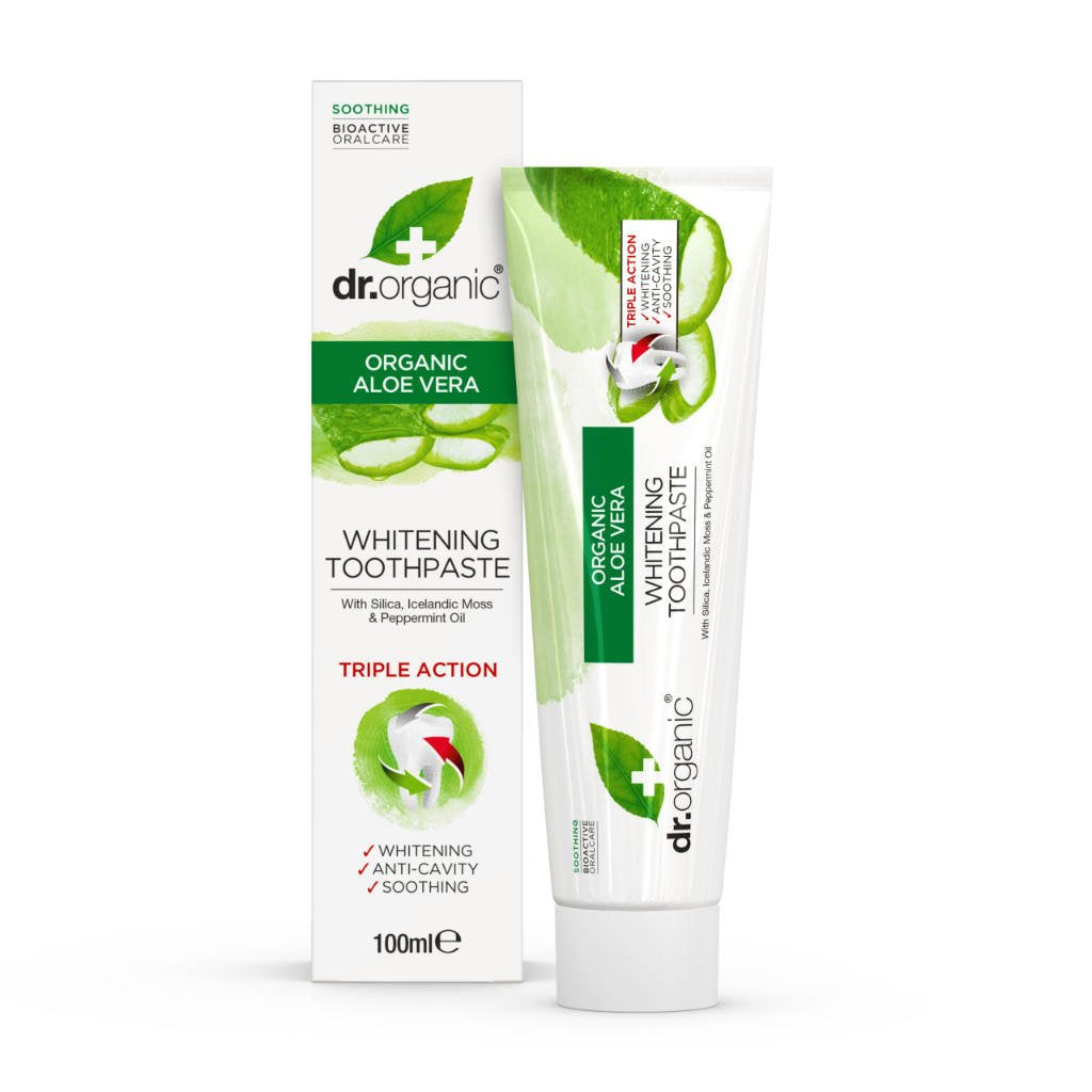 Dr. Organic organická zubná pasta s Aloe Vera 100 ml - 11509