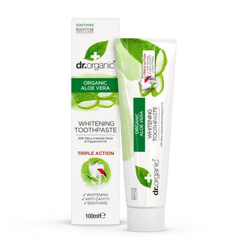 Dr. Organic organická zubná pasta s Aloe Vera 100 ml - 11509