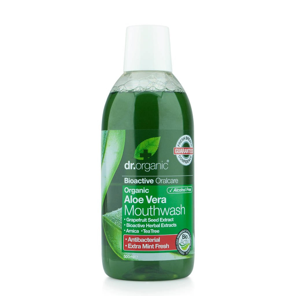 Dr.organic organická ústna voda s aloe vera 500 ml - 11510