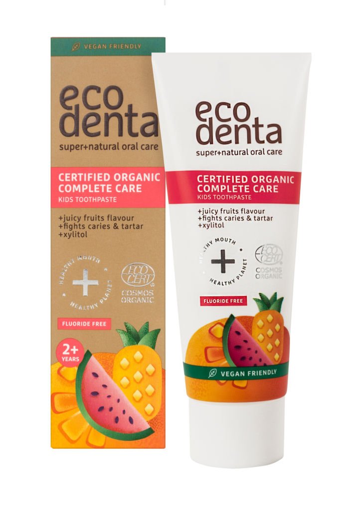 Ecodenta organická certifikovaná ovocná zubná pasta pre deti 75 ml - 91475