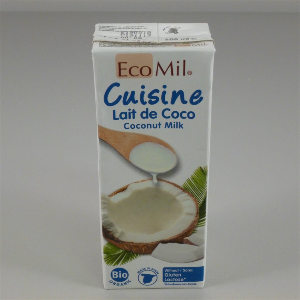 Ecomil organický kokosový krém na varenie 200 ml - 34266