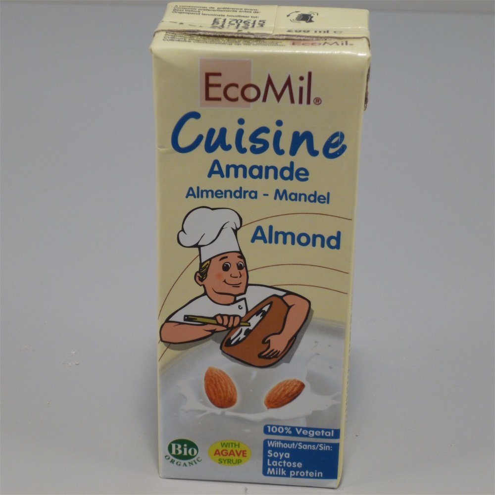 Ecomil organický rastlinný mandľový krém na varenie 200 ml - 23776