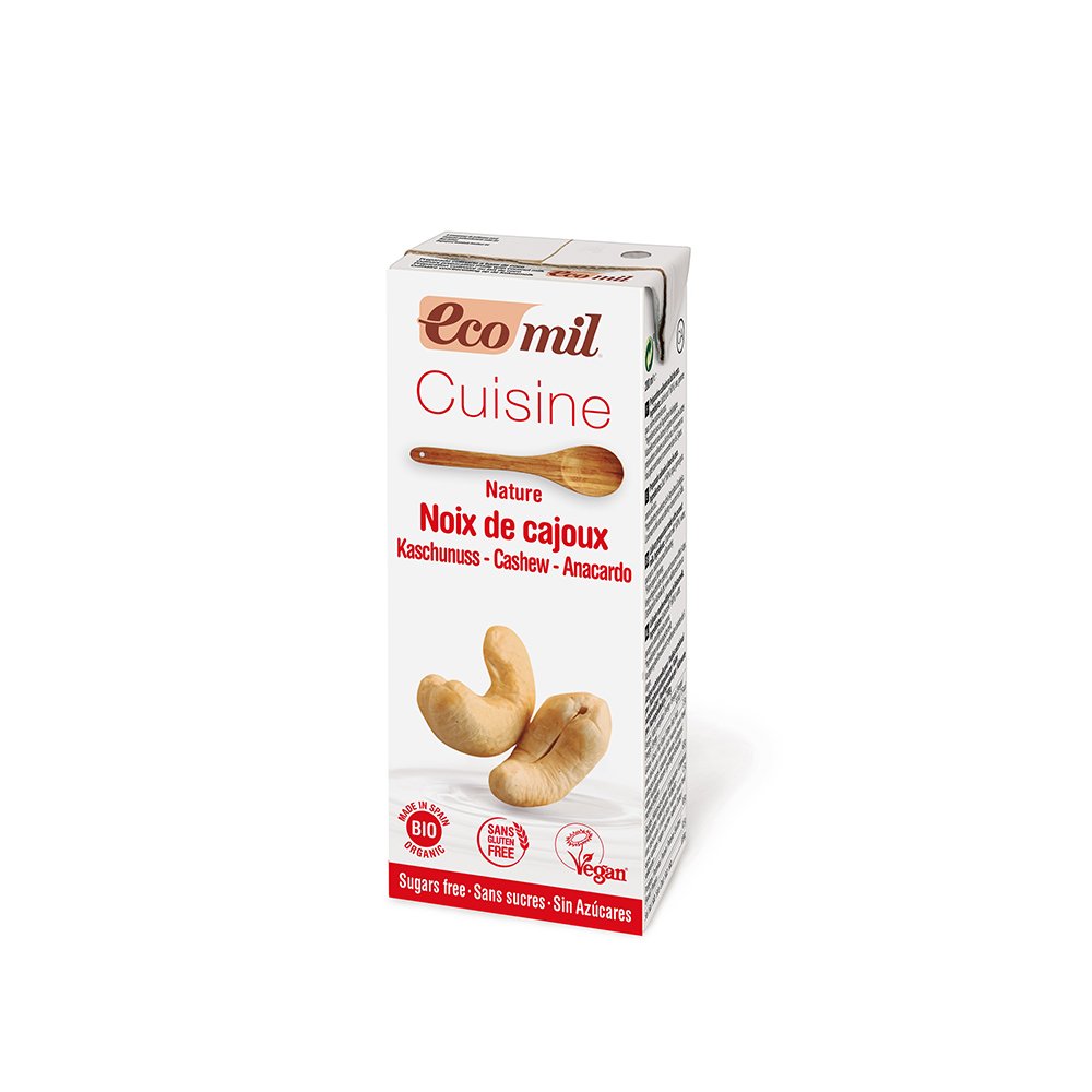 Ecomil bio kešu krém na varenie bez pridaného cukru 200 ml - 53151