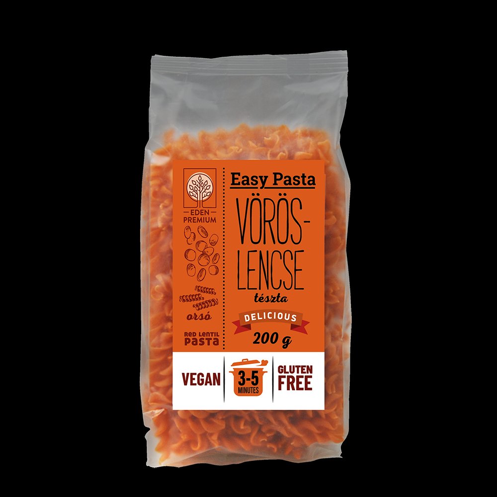 Eden premium easy cestoviny vretená z červenej šošovice 200 g - 87654