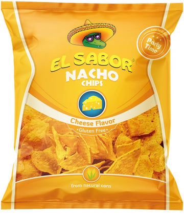 El sabor veľké nacho čipsy s bezlepkovým syrom 225 g - 85574