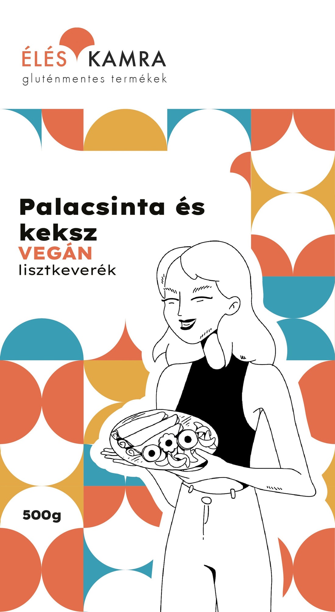 Bezlepková vegánska múka na palacinky a sušienky 500 g - 59892
