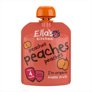 Ellas Kitchen organická broskyňová detská výživa 70 g - 53089