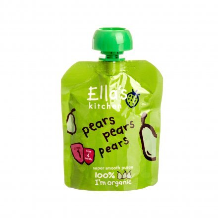 Ellas Kitchen organická hrušková detská výživa 70 g - 53081