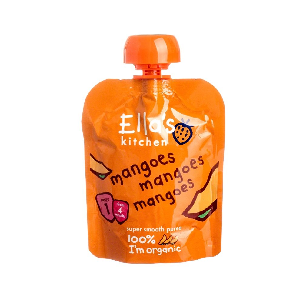 Ellas Kitchen organická mangová detská výživa 70 g - 53083