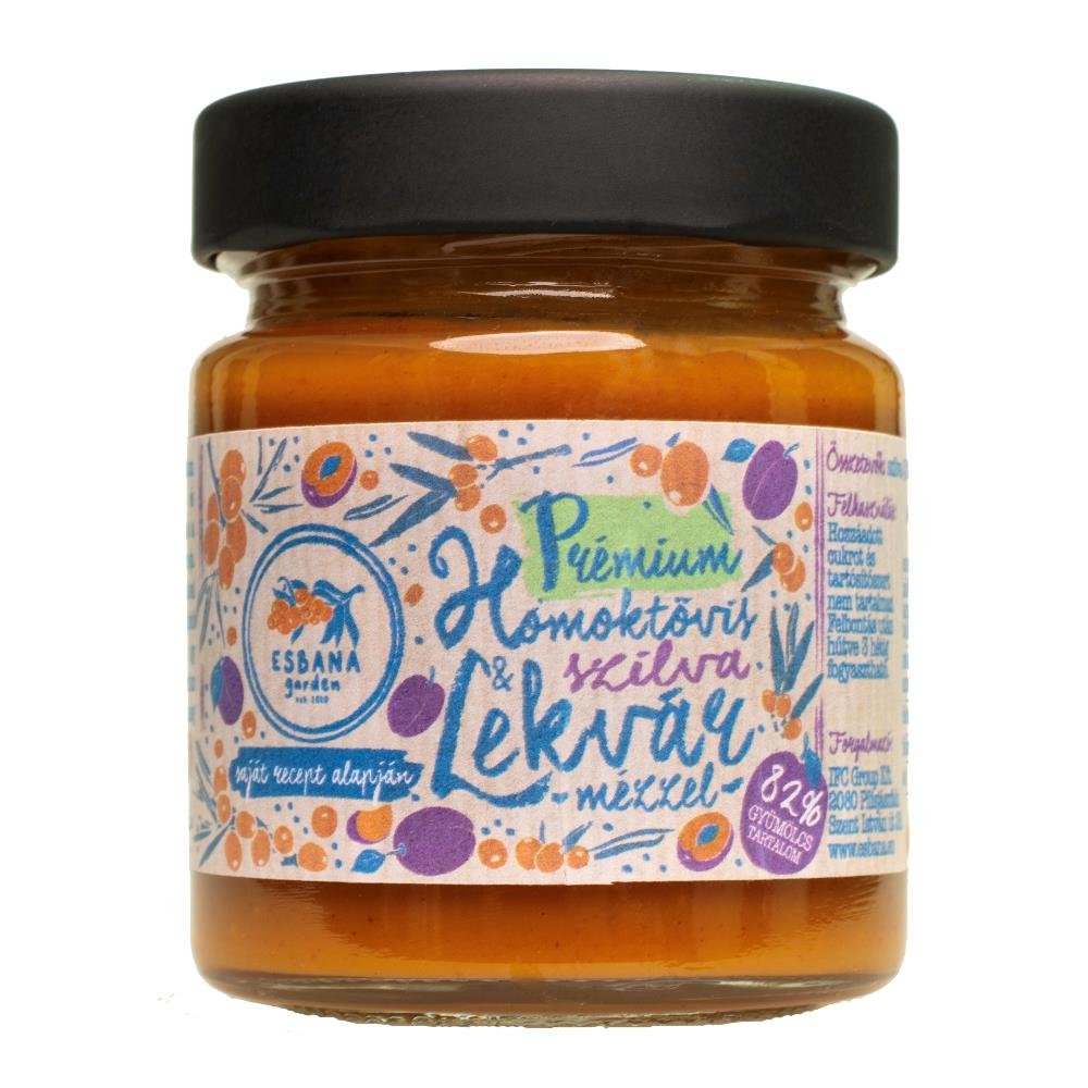 Esbana prémiový rakytníkový slivkový džem s medom 190 g - 94682