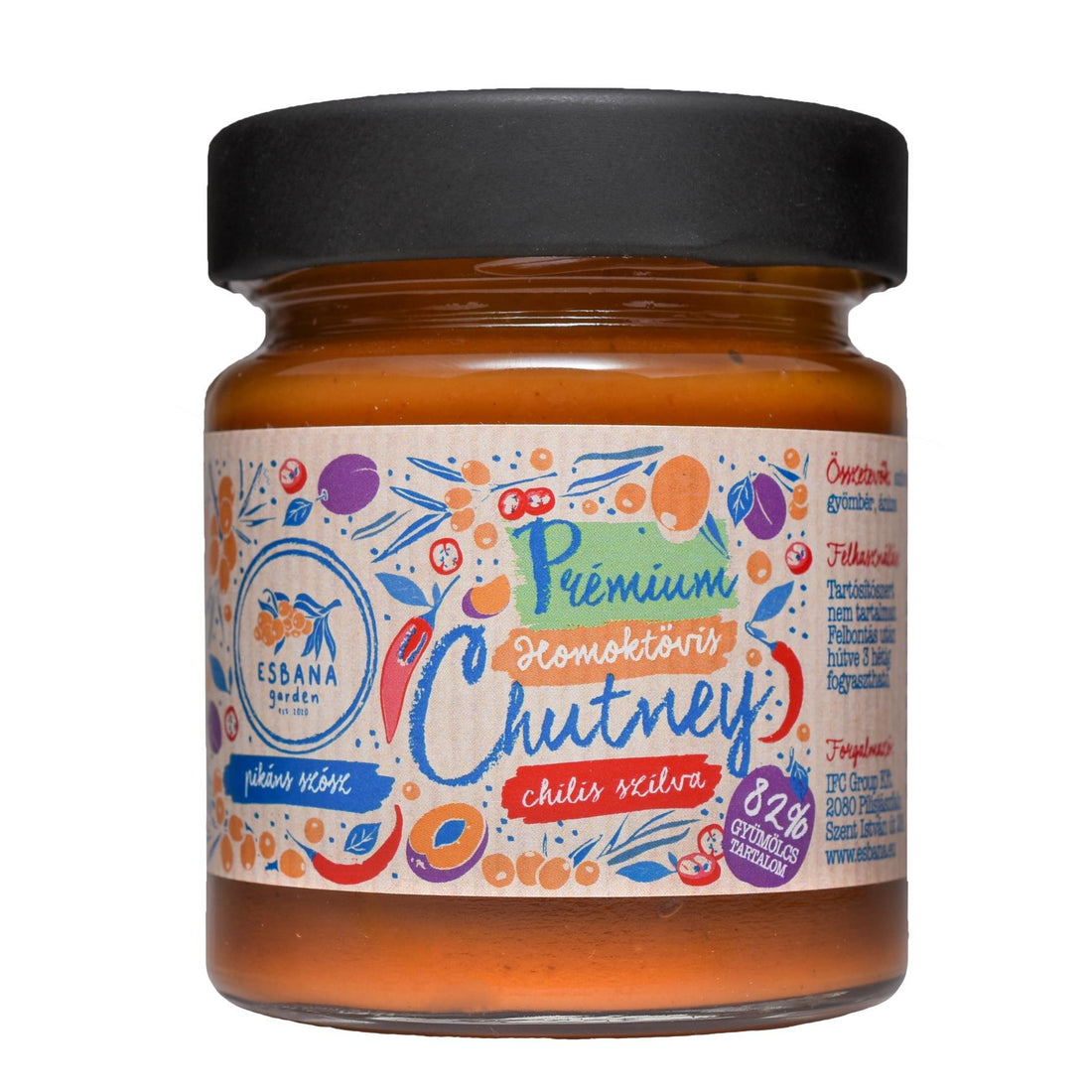 Esbana premium rakytníkové čatní chilli slivka 190 g - 94684