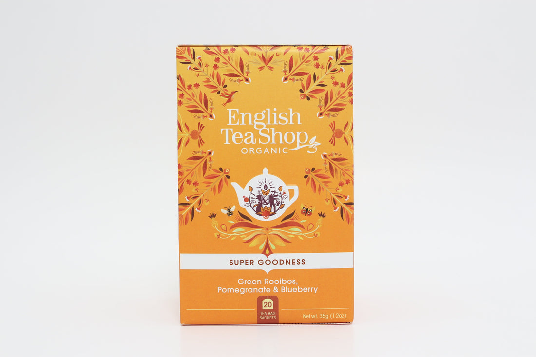 Ets 20 organický zelený čaj rooibos granátové jablko čučoriedka 35 g - 86111