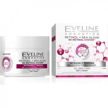 Eveline 3d retinolový intenzívny spevňujúci krém na tvár 50 ml - 53099