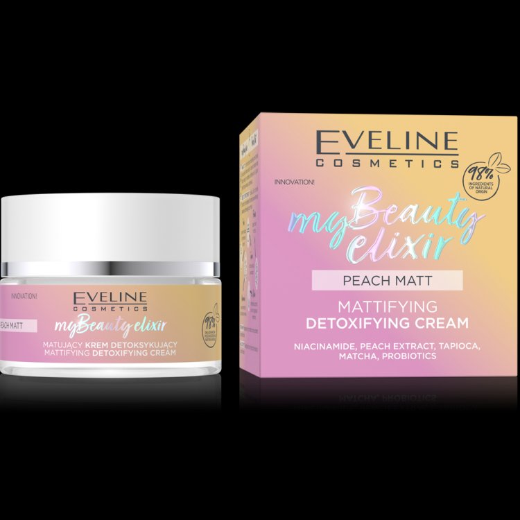 Eveline my beauty elixír zmatňujúci, detoxikačný krém na tvár 50 ml - 91027