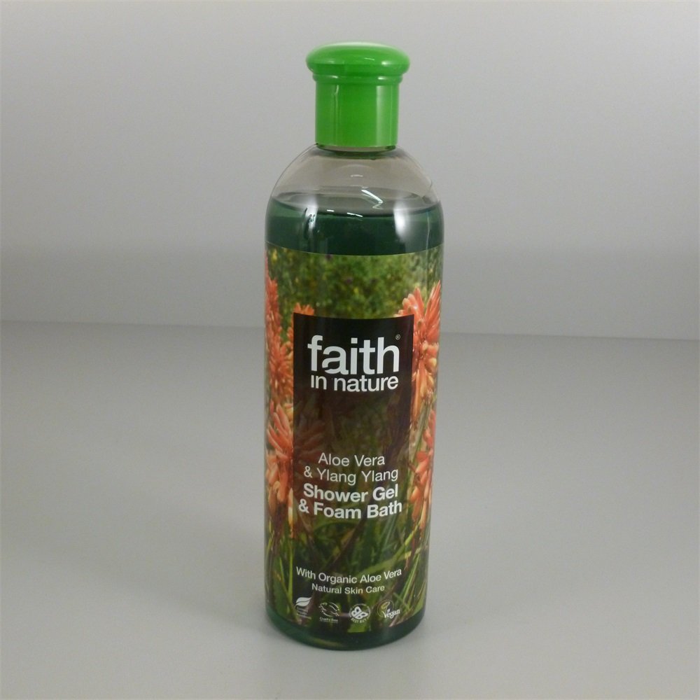 Faith In nature sprchový gél aloe vera-ylang ylang 400 ml - 26452
