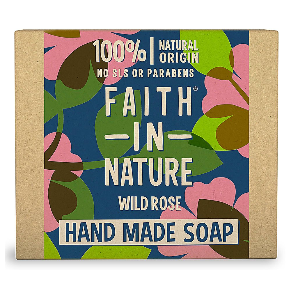 Faith in nature mydlo s divokou ružou 100 g - 87312
