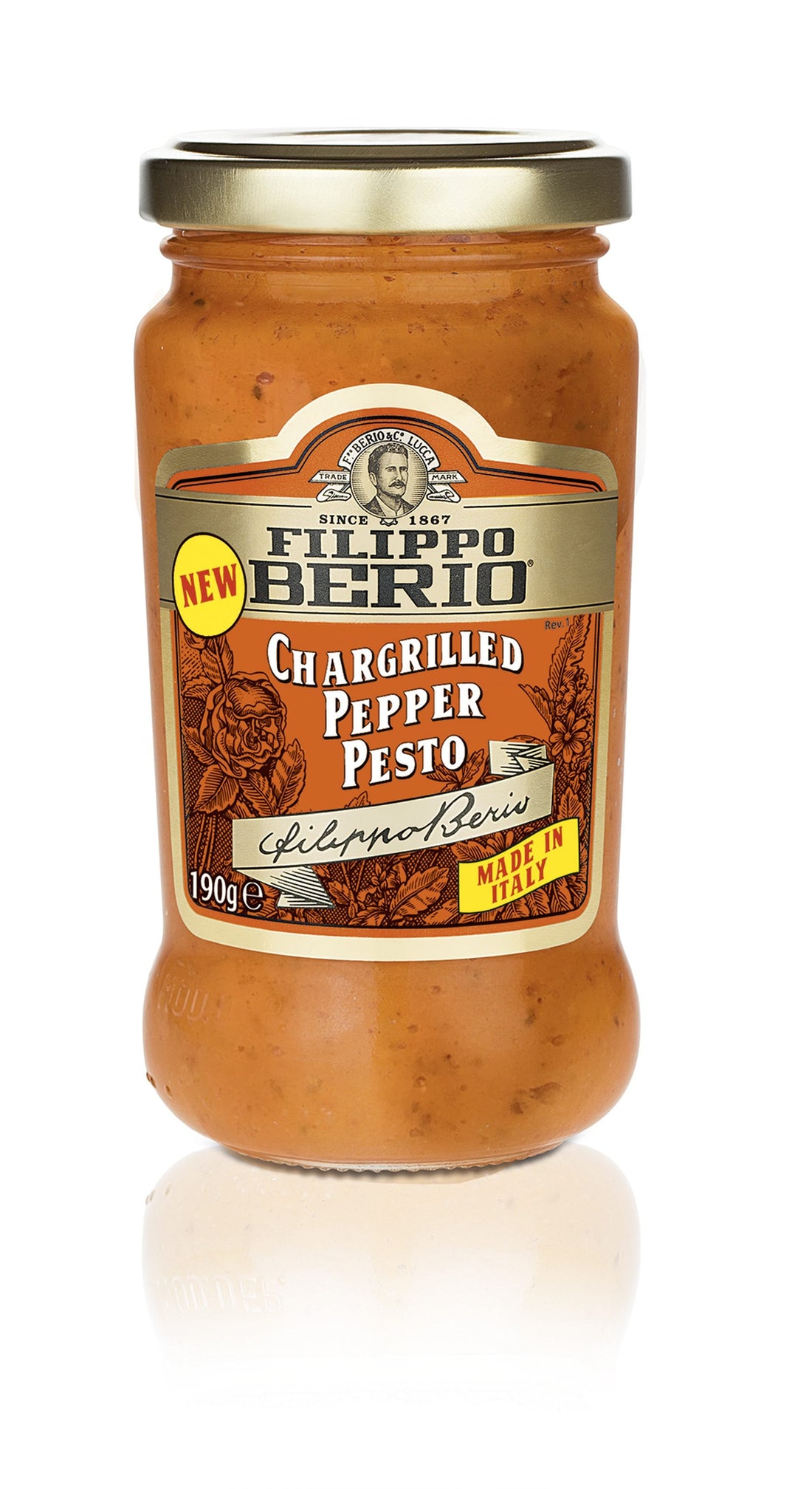 Filippo berio pesto s paprikou grilovanou na drevenom uhlí 190 g - 82694