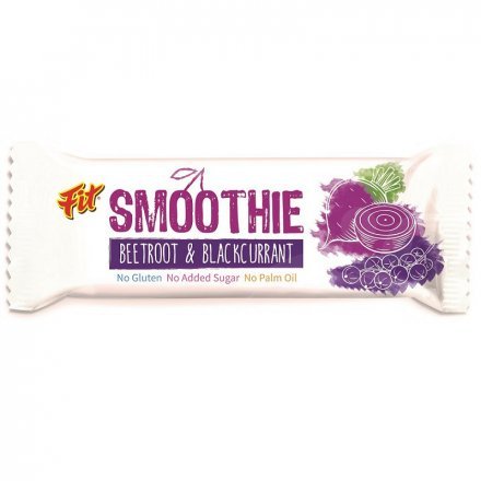 Fit smoothie tyčinka s červenou repou a čiernymi ríbezľami 32 g - 56777
