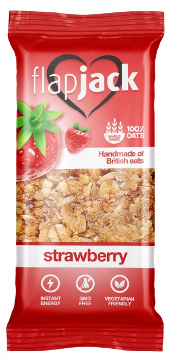 Flap Jack jahodová ovsená tyčinka 100 g - 92432