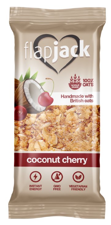 Ovsená tyčinka Flap Jack s kokosom a kúskami čerešní 100 g - 92431