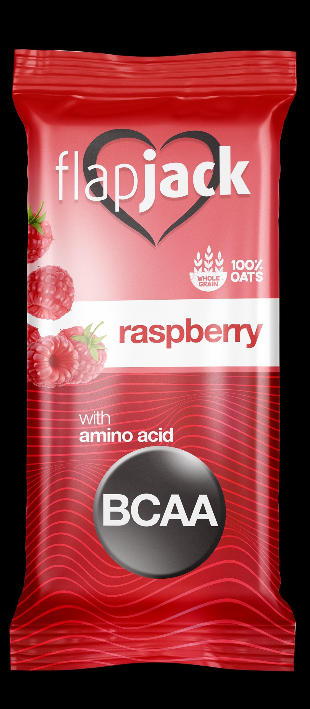 Flap Jack Ovsená tyčinka s malinami, bcaa, biela poleva 60 g - 92433