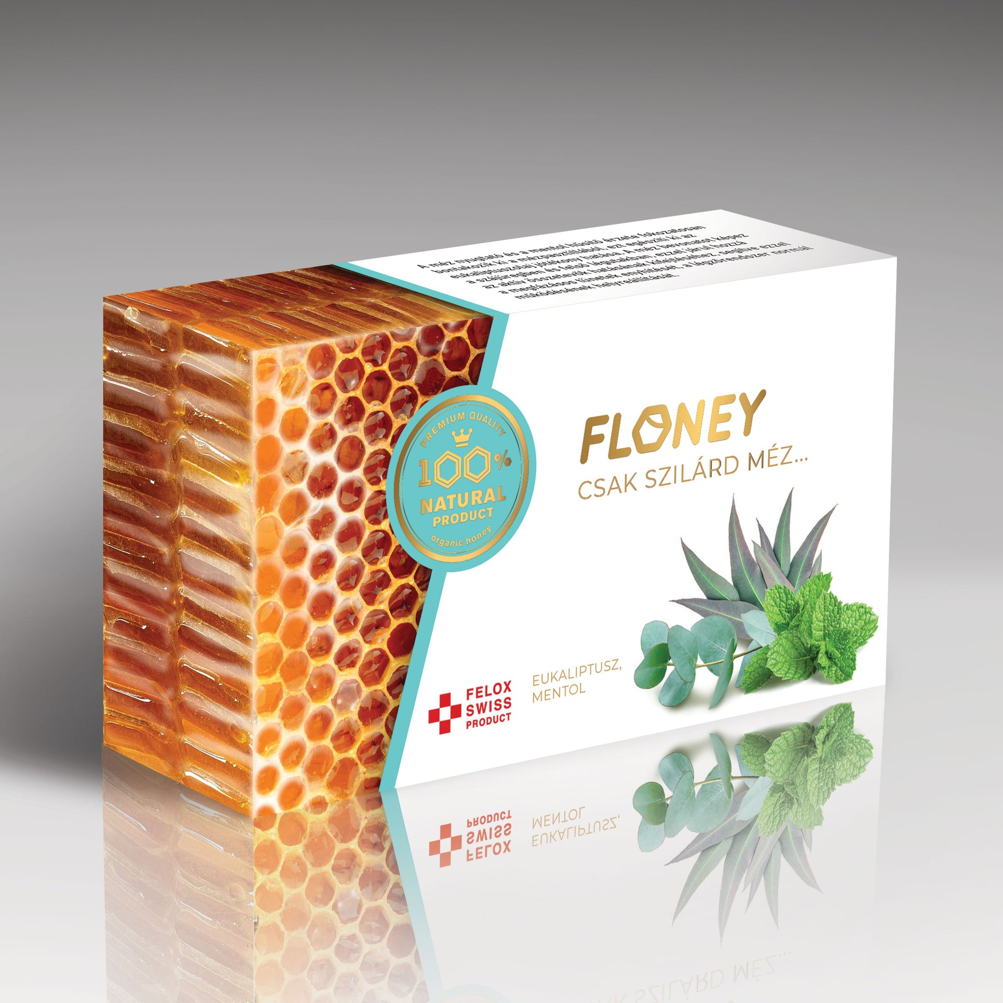 Floney medové pastilky mentolové 18 kusov - 89612