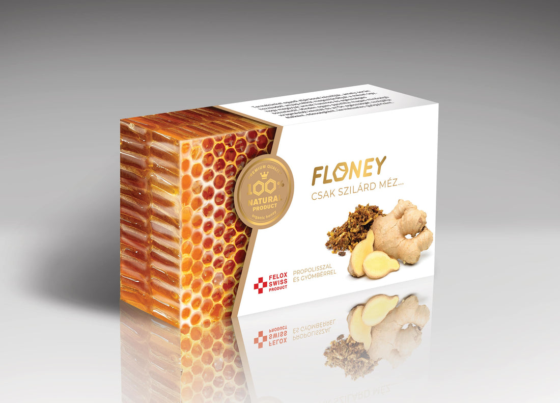 Floney medové pastilky zázvorové 18 kusov - 88395