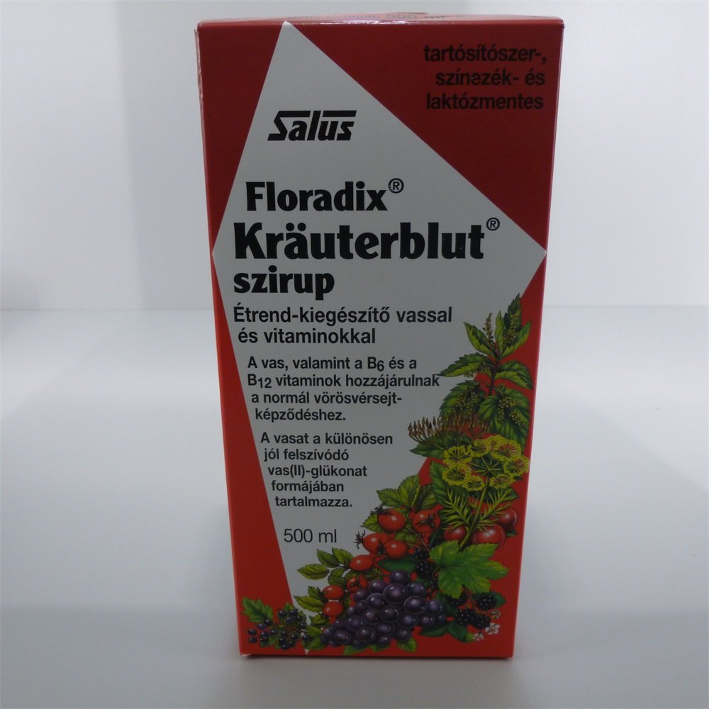 Salus floradix bylinný krvný sirup 500 ml - 22641