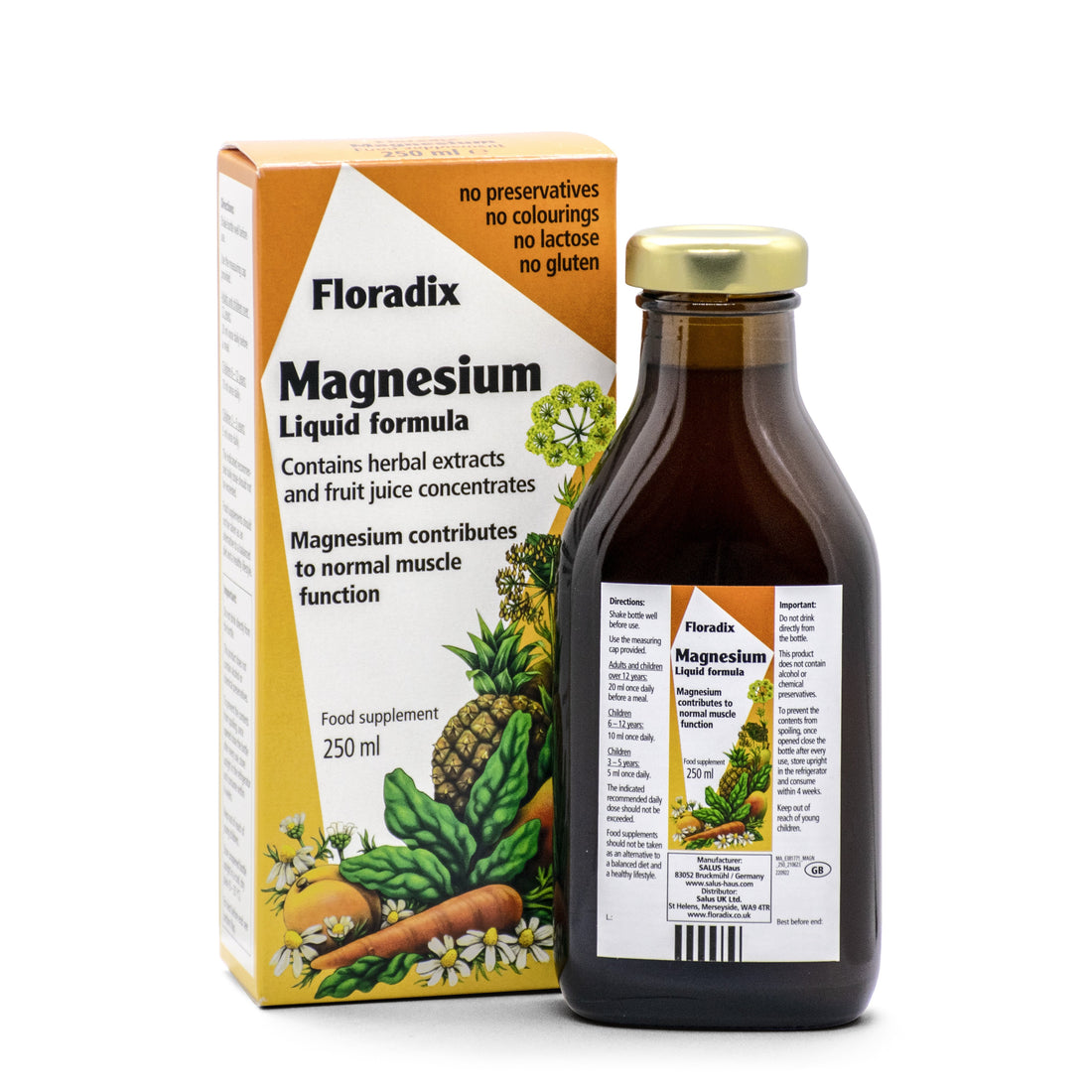 Floradix horčíkový bylinný sirup 250 ml - 93207