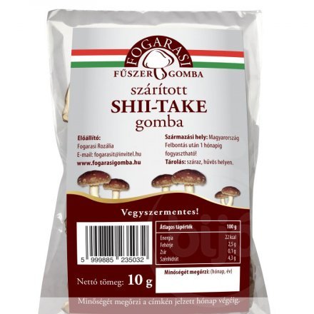 Sušené huby shii-take v zubnej paste 10 g - 52050