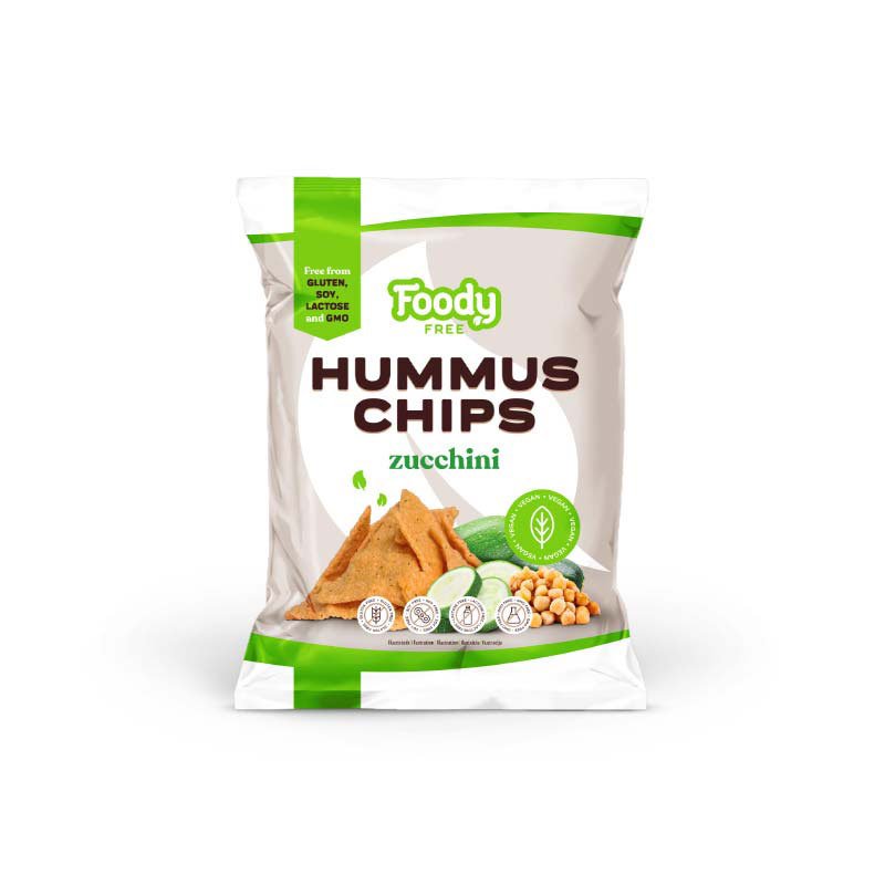 Foody Free bezlepkové lupienky s cuketou 50 g - 86268