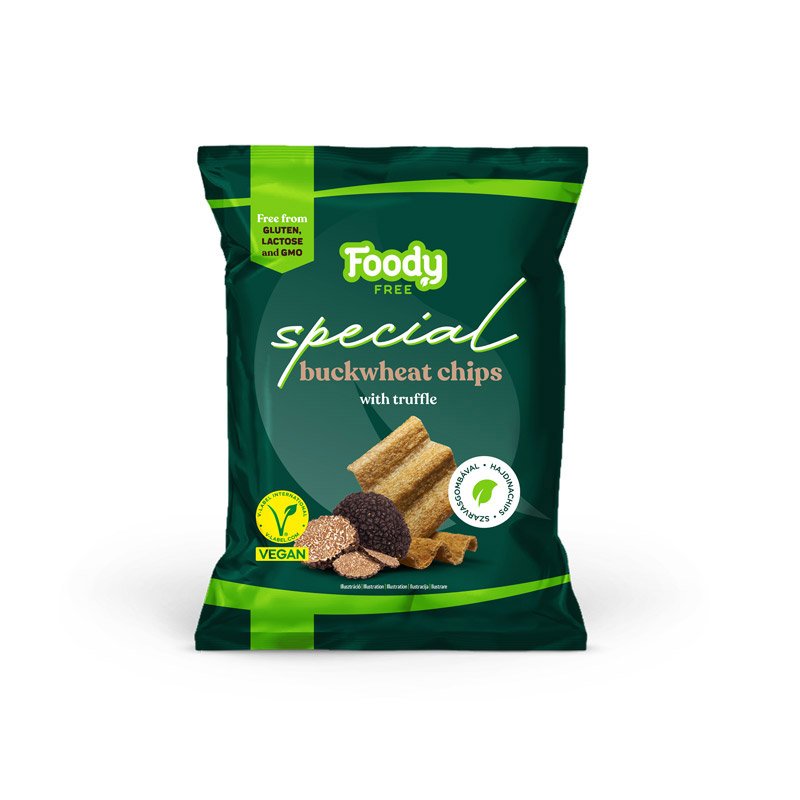 Foody Free bezlepkové špeciálne pohánkové lupienky s hľuzovkami 45 g - 96200
