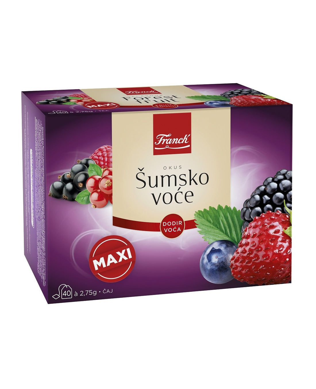 Franck čaj lesné ovocie maxi 40x2,75g 110 g - 94903