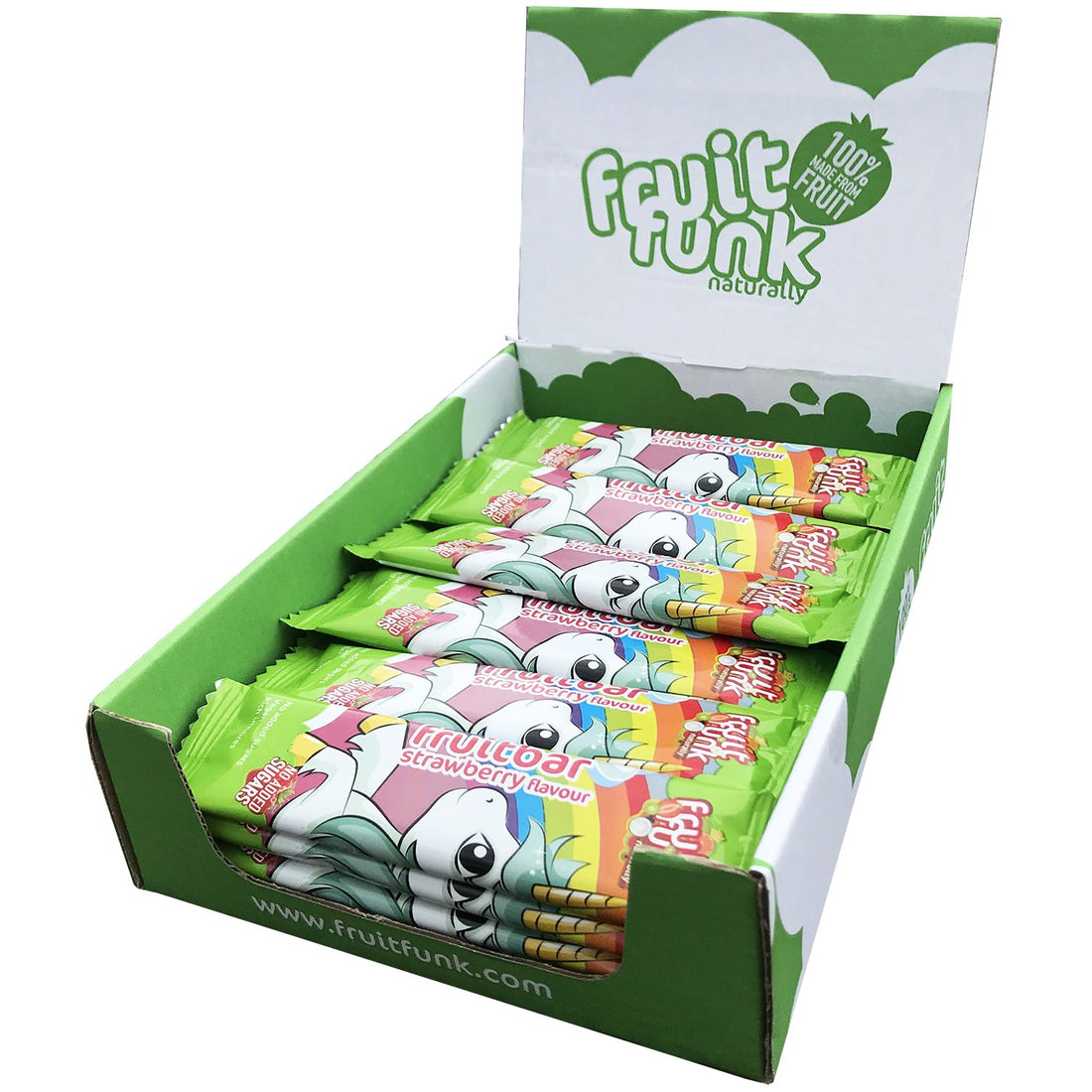 Fruitfunk ovocná tyčinka s jahodami, Jednorožec 20g - 82343