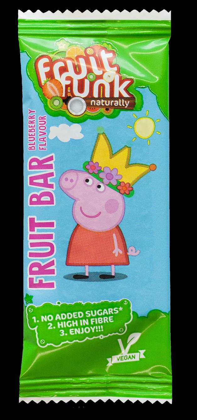 Fruitfunk ovocná tyčinka s čučoriedkami Peppa pig 20 g - 82341
