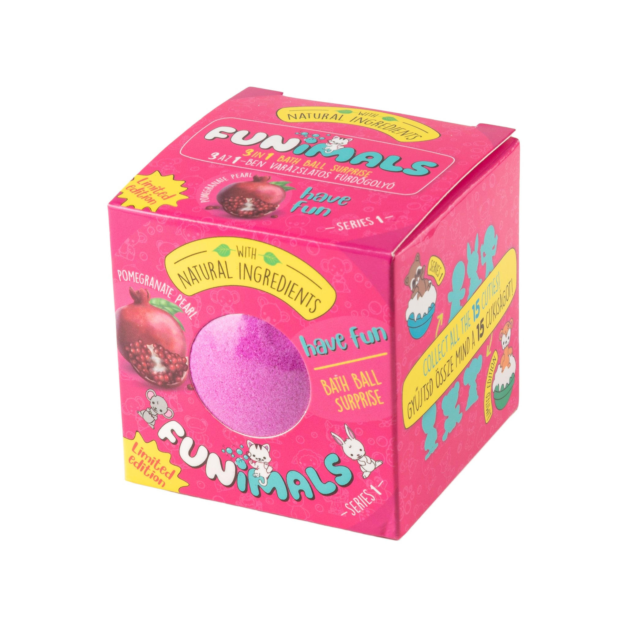 Funimals have fun guľôčky do kúpeľa granátové jablko 100 g - 89637