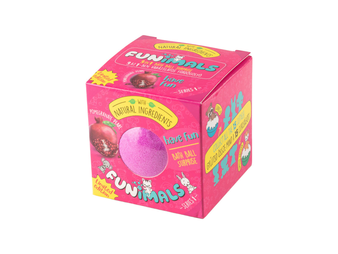 Funimals have fun guľôčky do kúpeľa granátové jablko 100 g - 89637