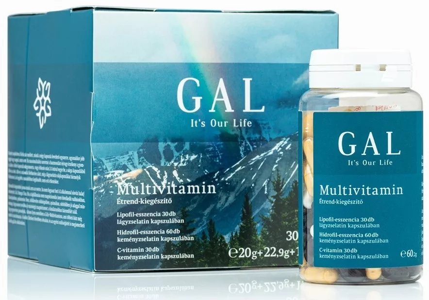 Gal multivitamín 30 porcií výživový doplnok 20g 22,9g 17,3g 1 kus - 90167