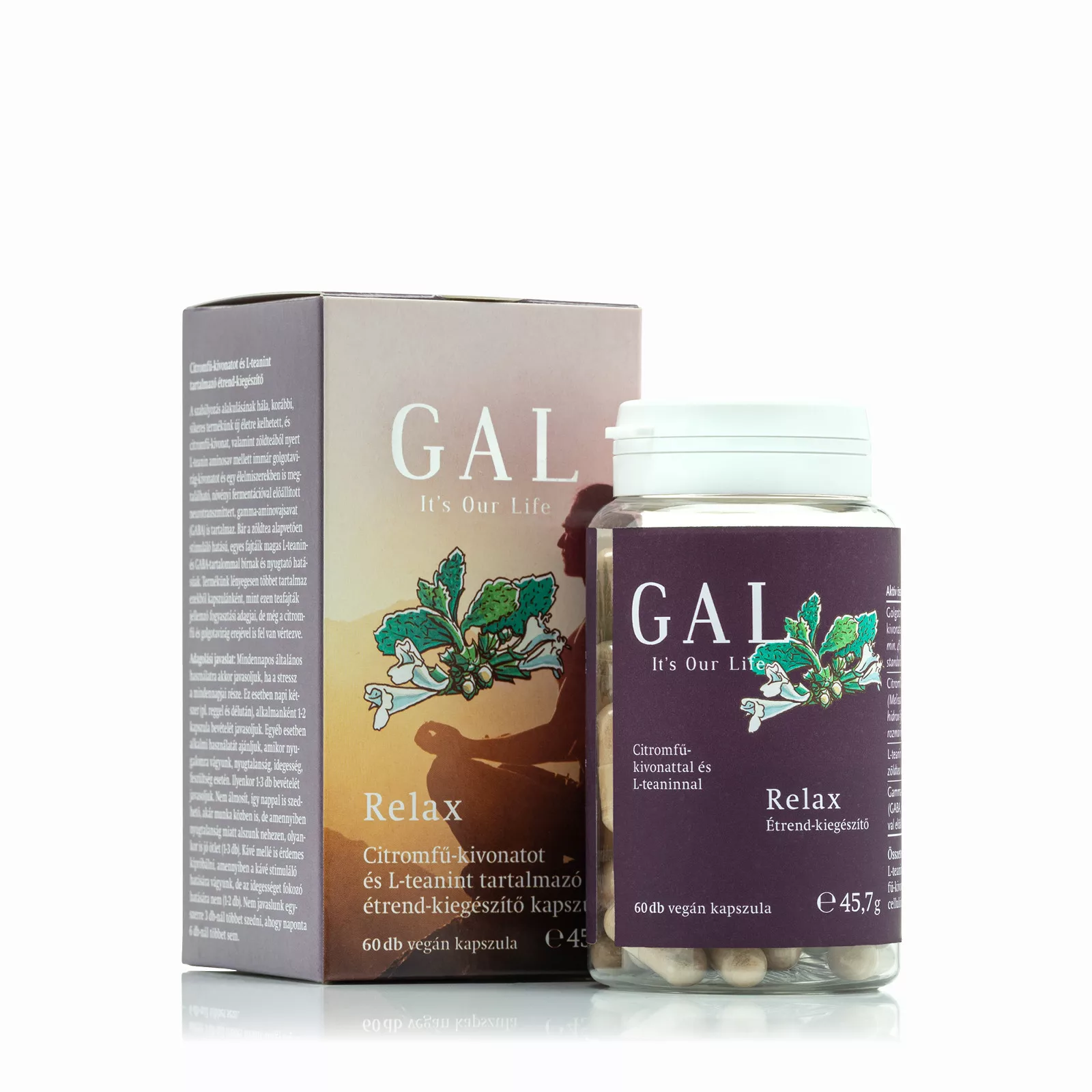 Gal relax veganské kapsule 60 kapsúl - 97588