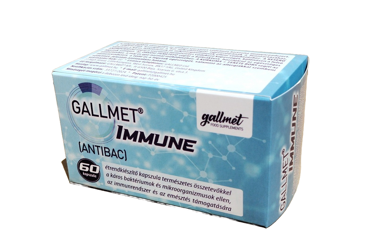 Gallmet imun antibacteriálny 60 kapsul