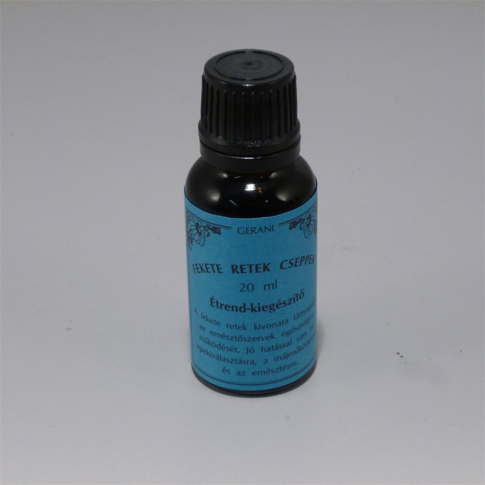 Gerani kvapky z čiernej reďkovky 20 ml - 11134