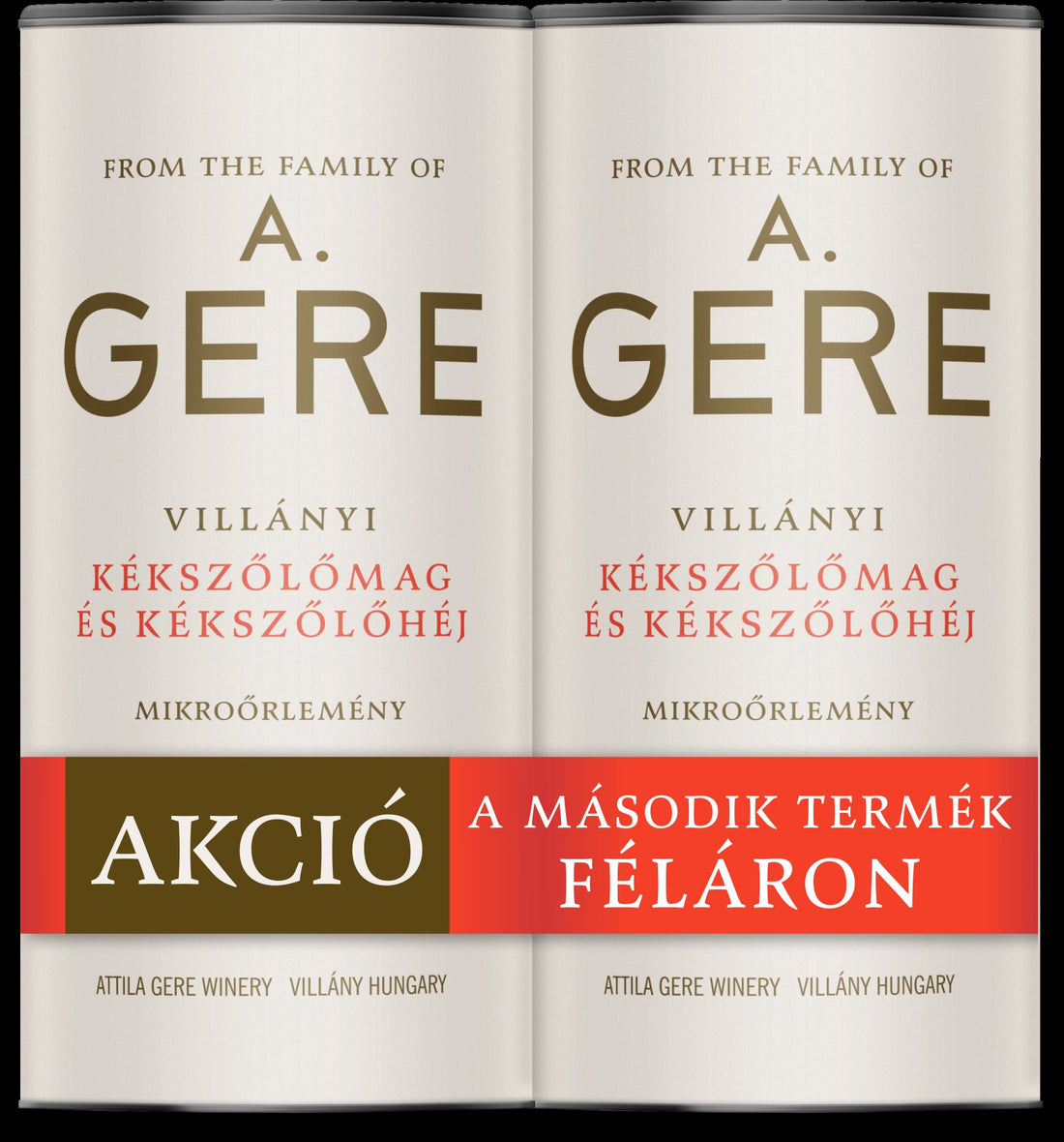 Gere Villány modré hroznové jadierka a šupky duopack 2x150g 300 g - 54536