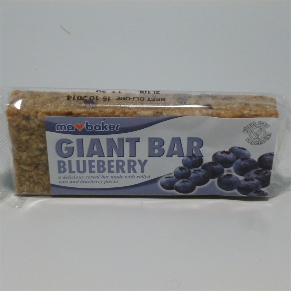 Ma Baker Giant bar Obria Ovsená čučoriedková tyčinka  90 g - 15738