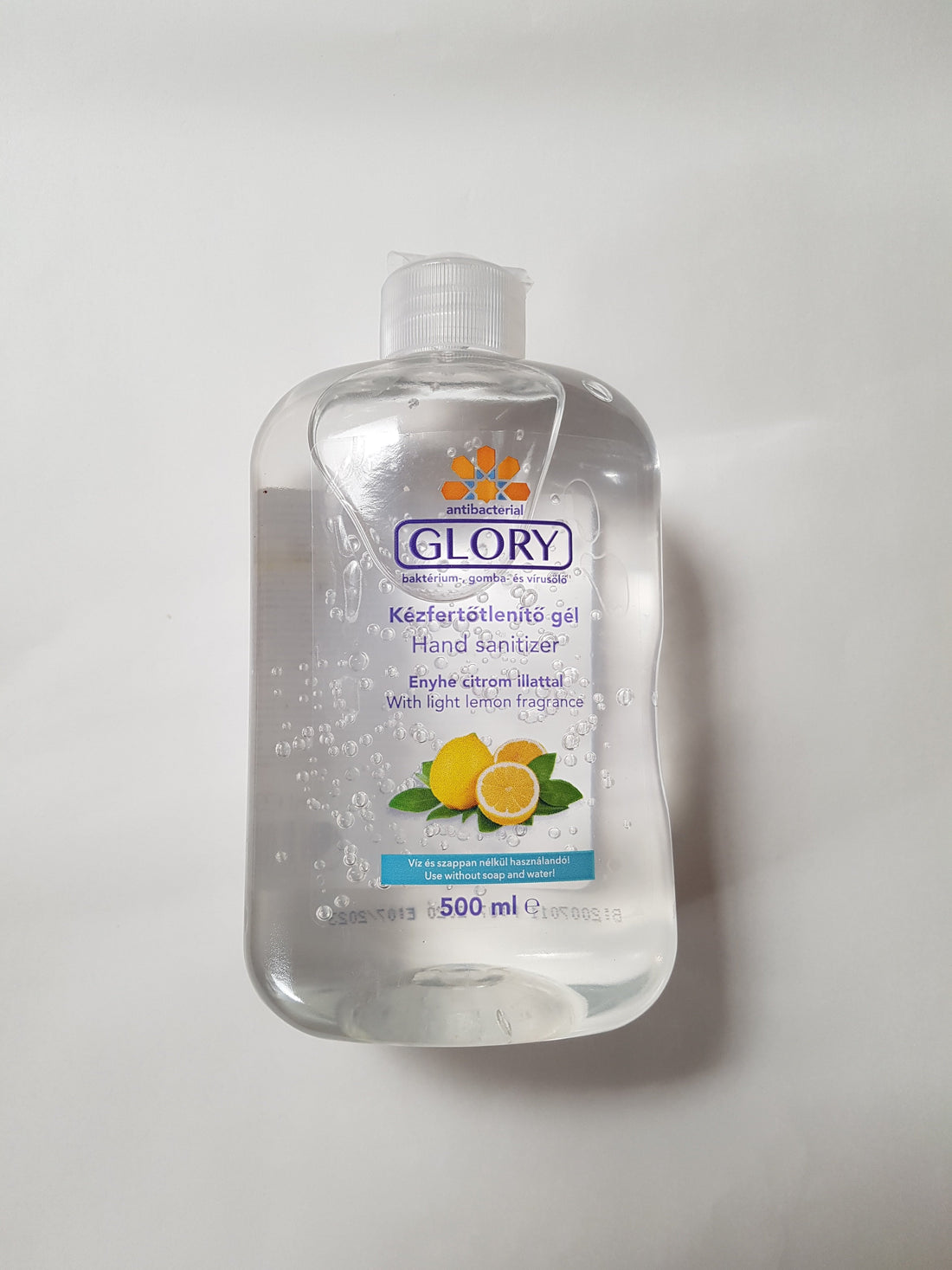 Glory gél na dezinfekciu rúk citrón 500 ml - 10540