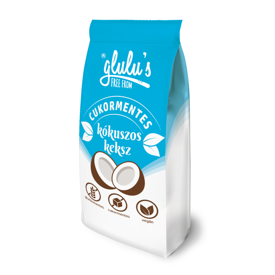 Glulu freefrom kokosové sušienky bez cukru 70 g - 95649