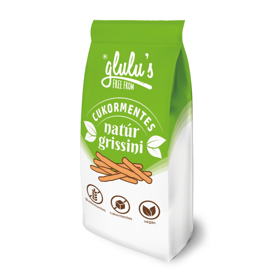 Glulu freefrom prírodné grissini bez cukru 70 g - 95650