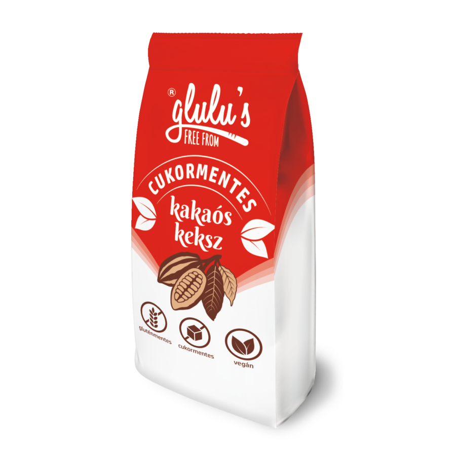 Glulu freefrom kakaové sušienky bez cukru 70 g - 95648