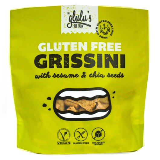 Glulu freefrom grissini bez cukru 100 g - 54873