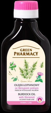 Green Pharmacy  Lopúchový olej proti vypadávaniu vlasov s extraktom z prasličky poľnej 100 ml - 93769